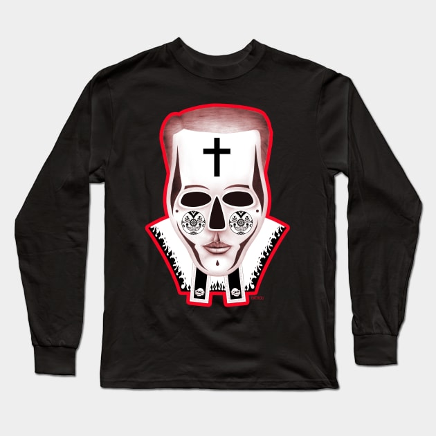 Priest - Red Long Sleeve T-Shirt by patrou